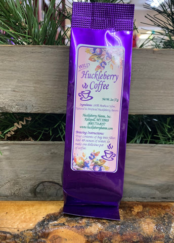 Huckleberry Coffee in bag