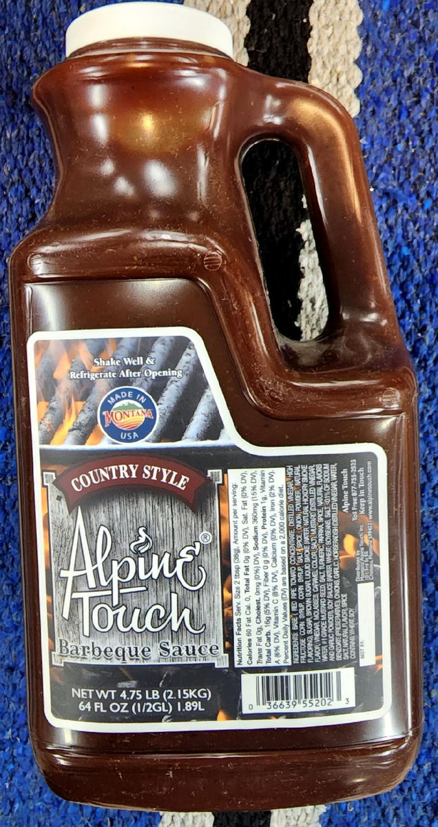Alpine Touch BBQ Sauce 1/2 Gallon BuyMT