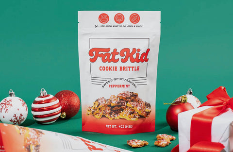 Fat Kid Peppermint Cookie Brittle