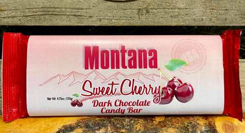 Dark Chocolate Cherry Candy Bar