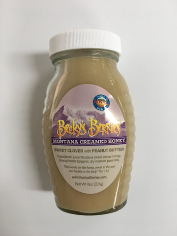 Montana Peanut Butter Creamed Honey
