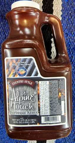 Alpine Touch BBQ Sauce 1/2 Gallon