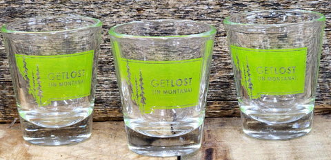 Get Lost In Montana Shot Glass