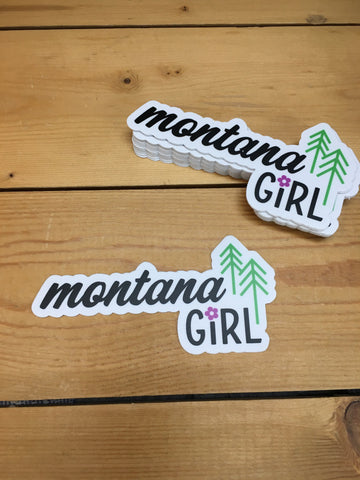 Sticker Montana Girl