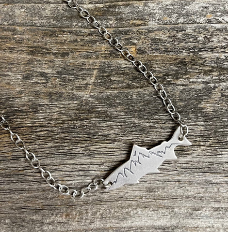 Mountain Trout necklace
