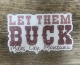 Miles City MT Stickers